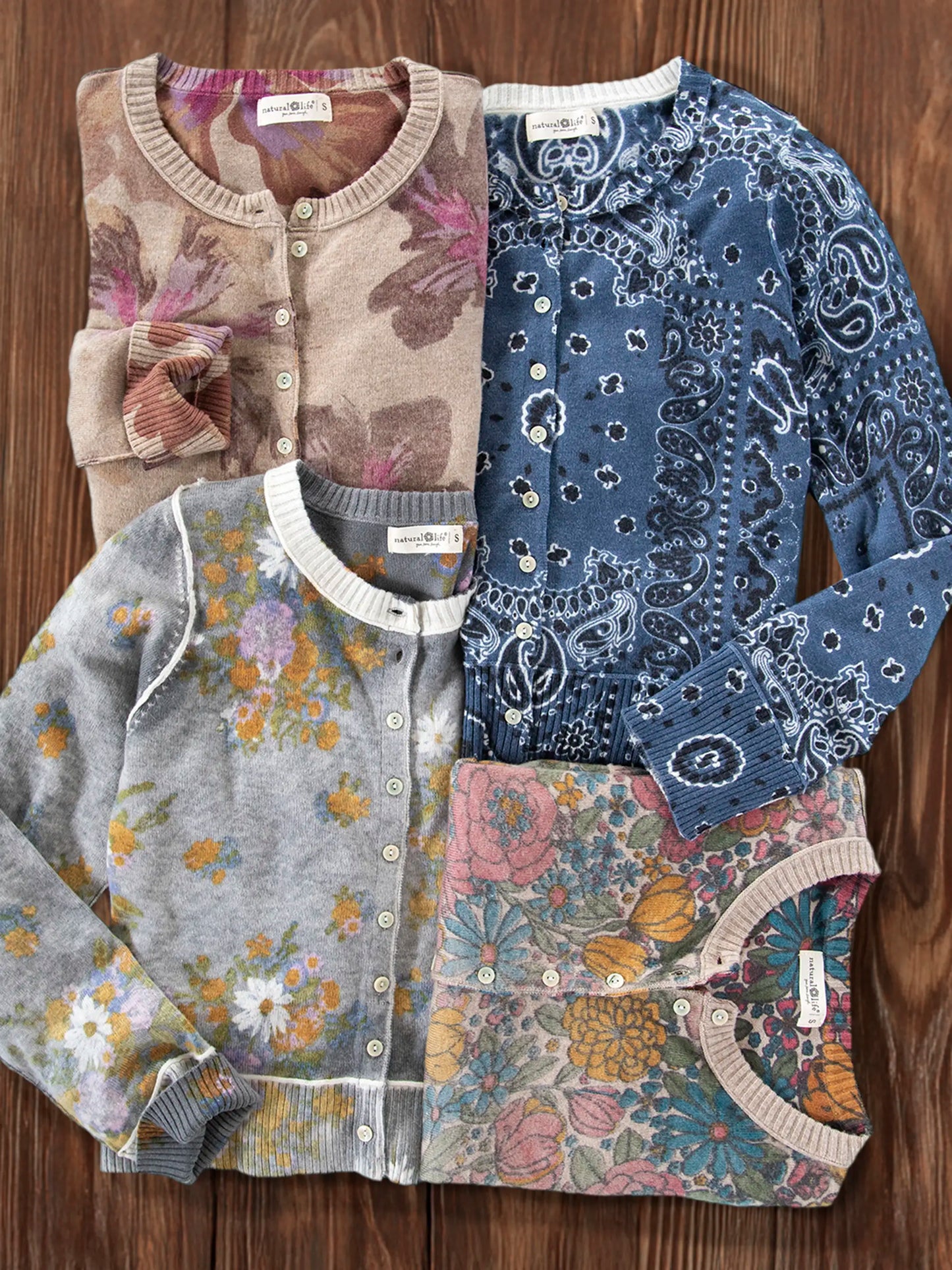 Your Everything Cardigan Sweater - Drawn Garden Multi