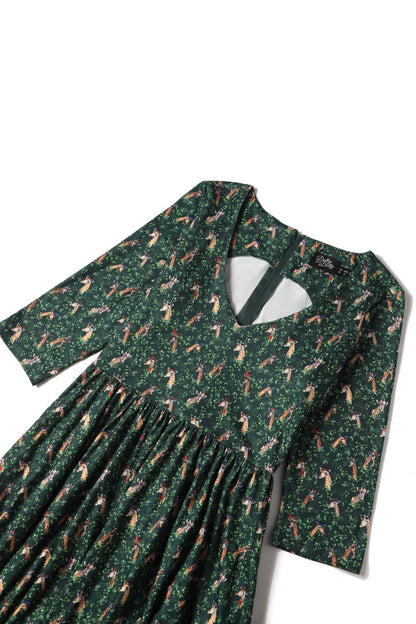 Billie Green Giraffe Dress