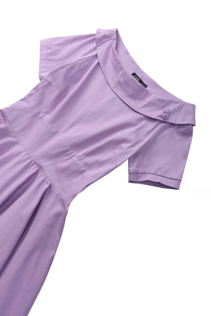 Darlene Lilac Off Shoulder Dress