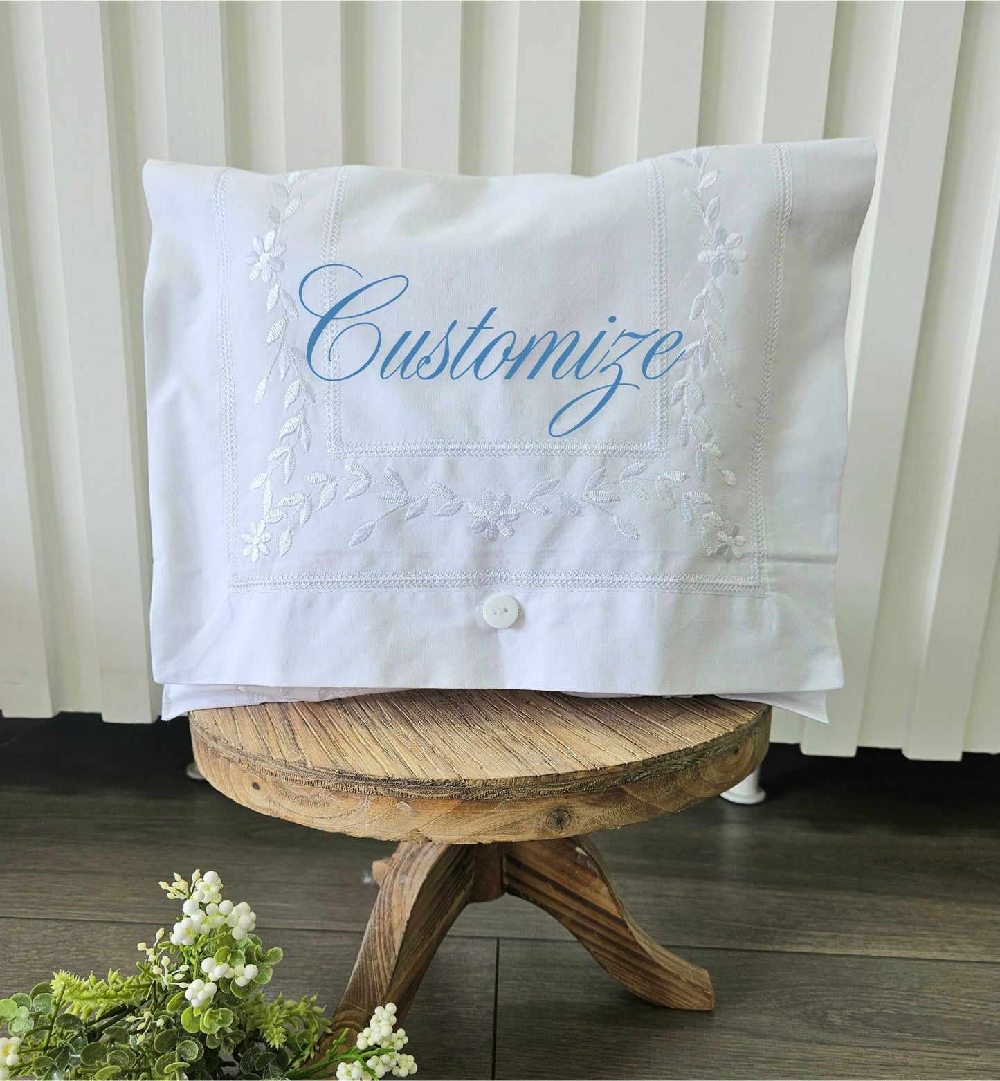 Garden Envelope + Customized Embroidery