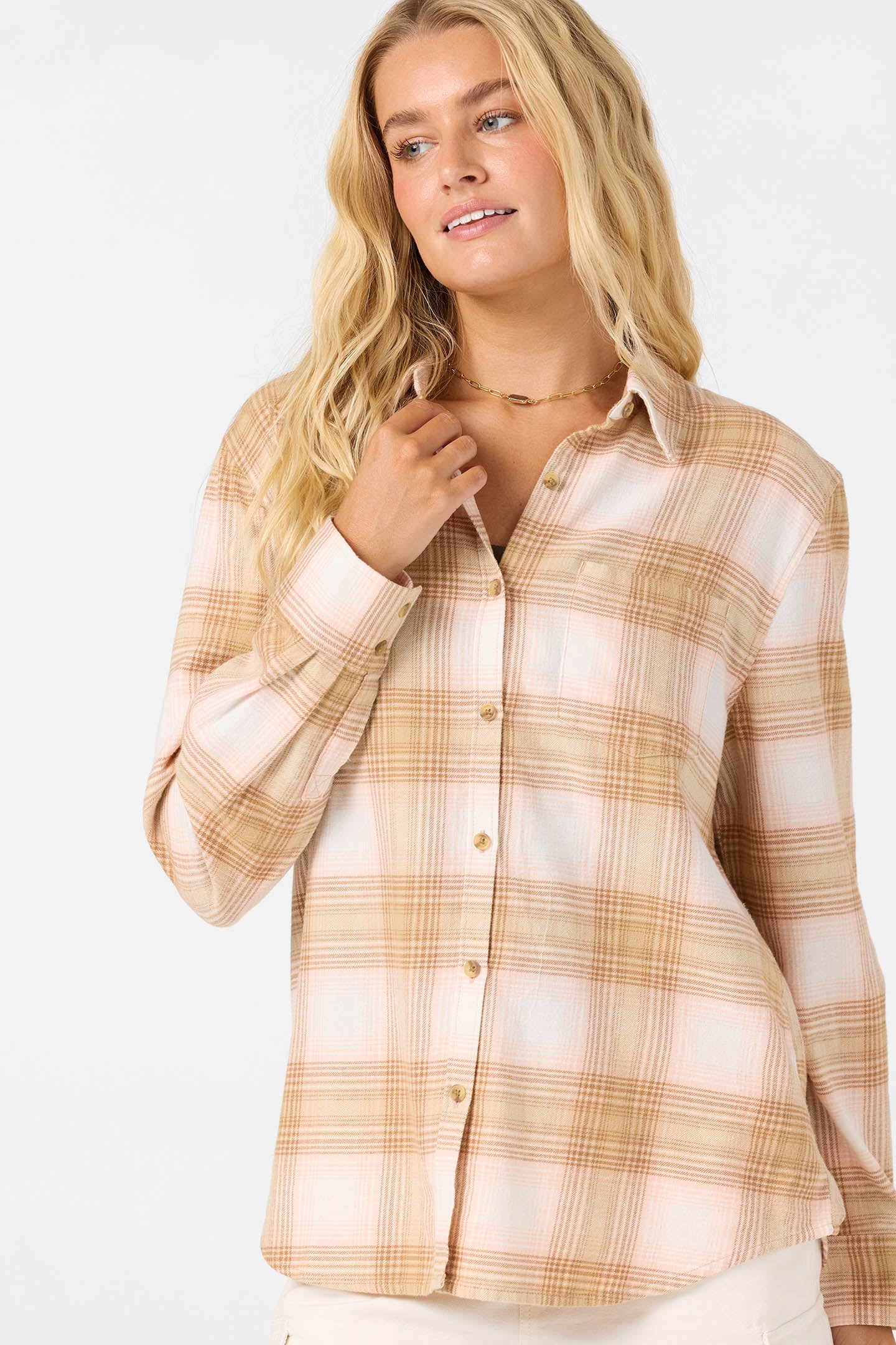 Logan Flannel Long Sleeve Top