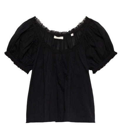 FREDERICA TOP -- BLACK