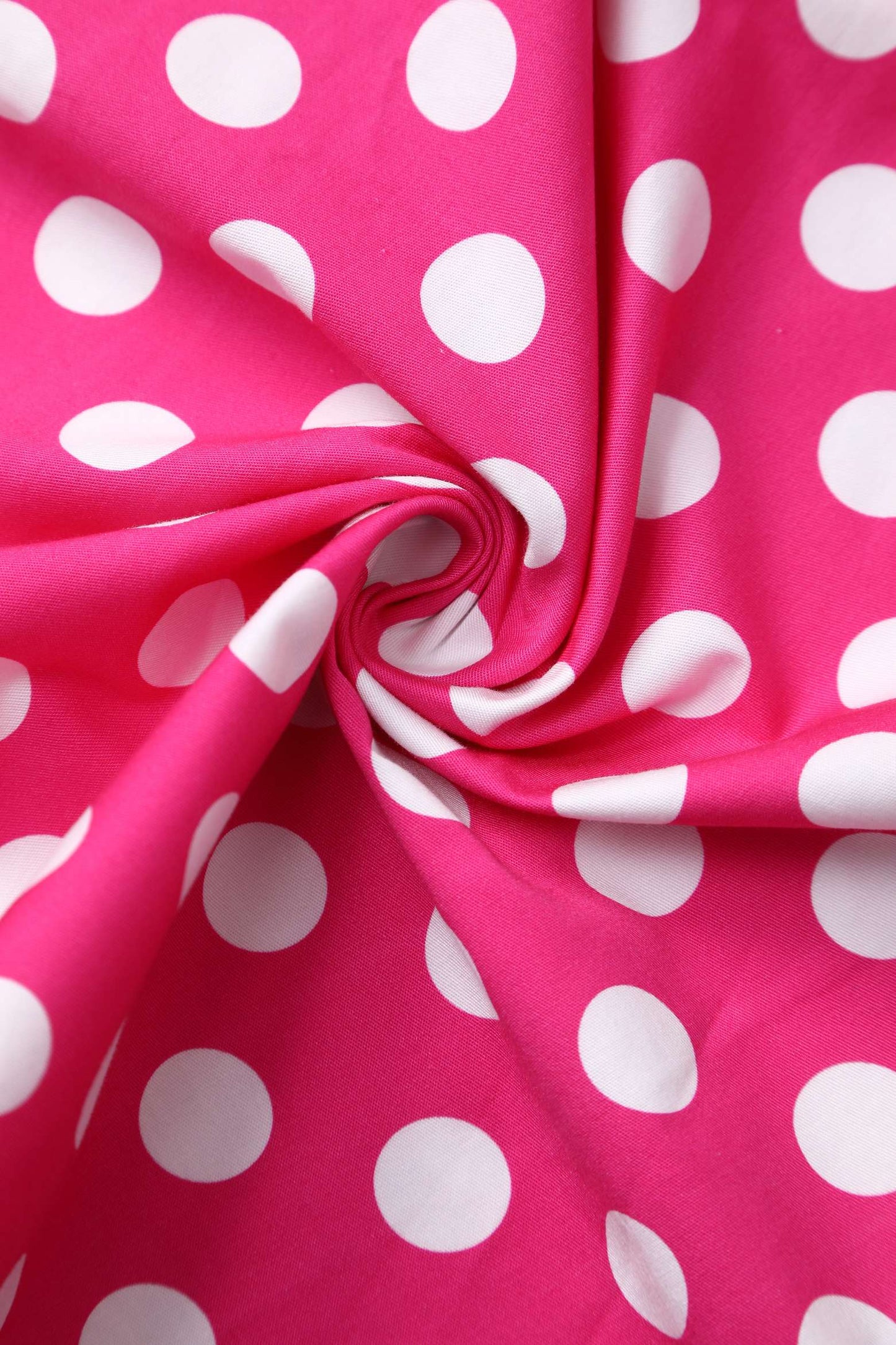 Daisy Hot Pink Polka Dot Halter Dress