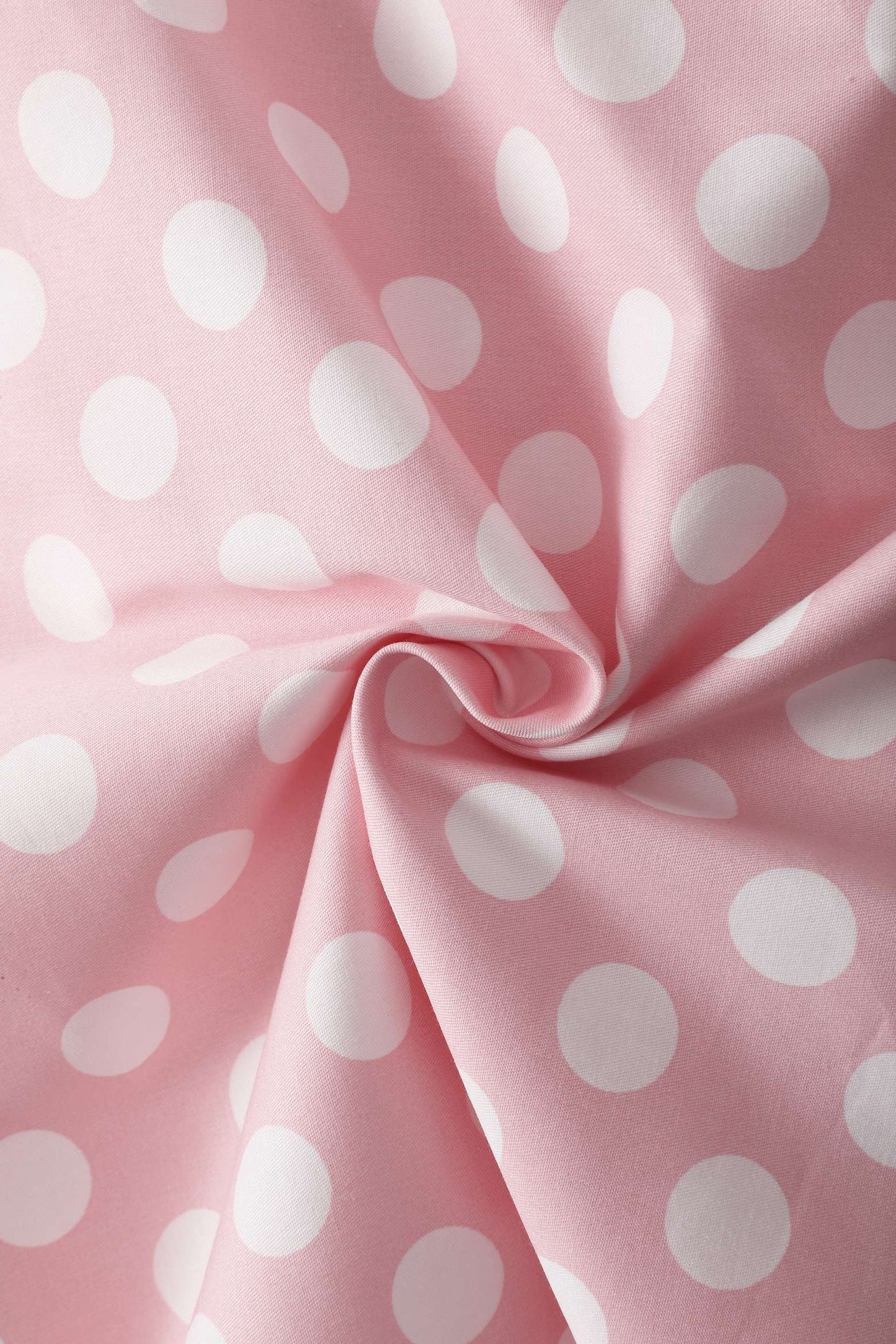 Daisy Light Pink Polka Dot Halter Dress