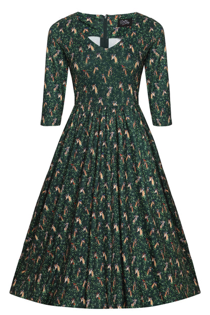 Billie Green Giraffe Dress