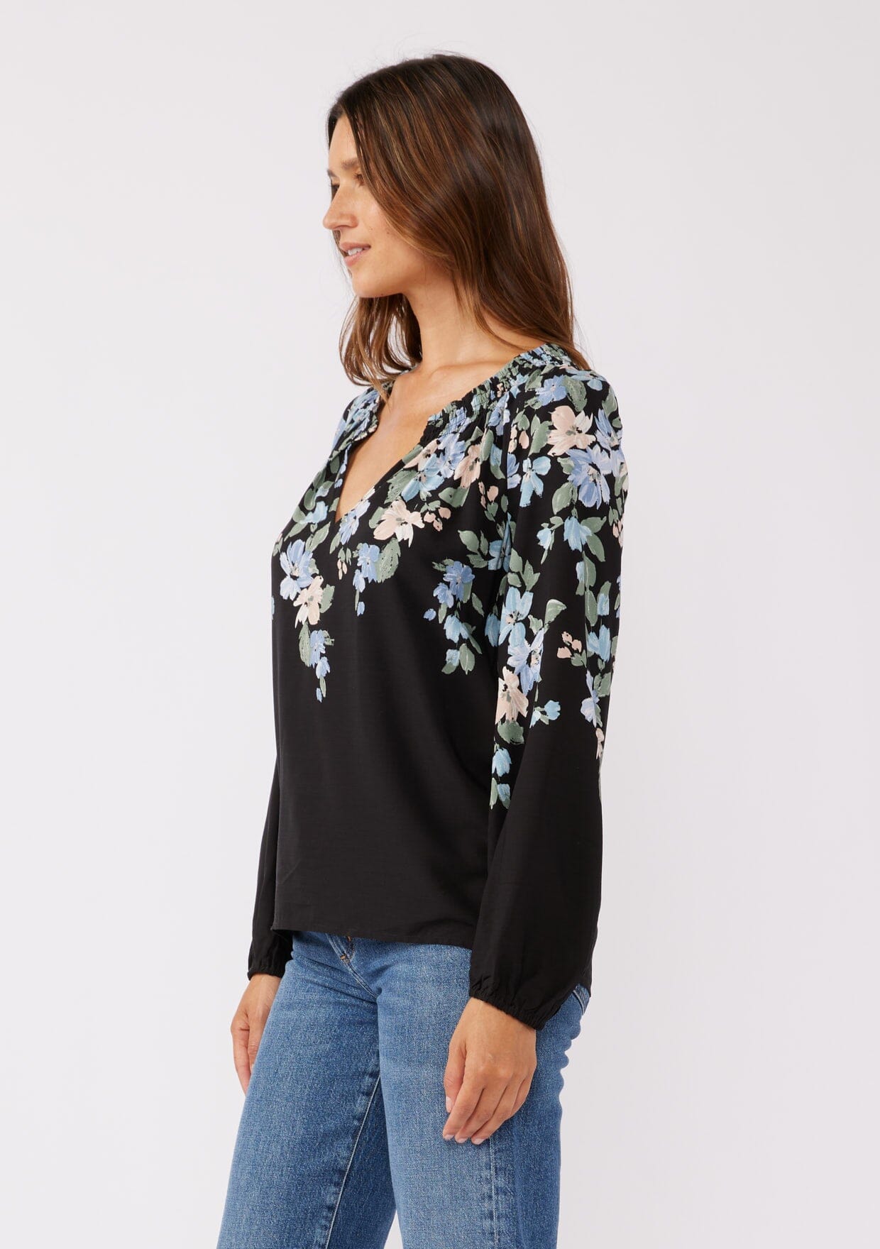 Yours Truly Floral Blouse