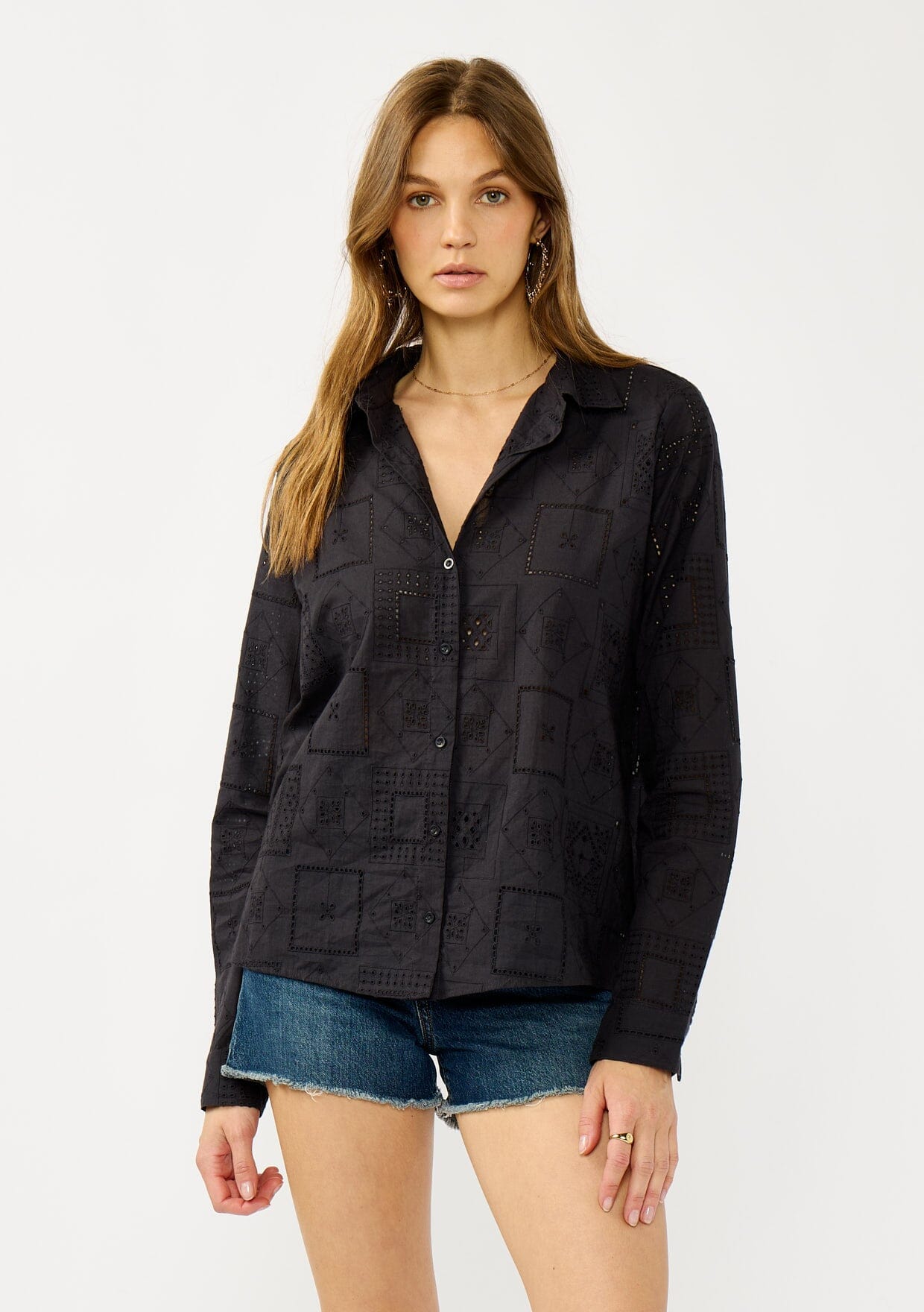Anya Eyelet Shirt