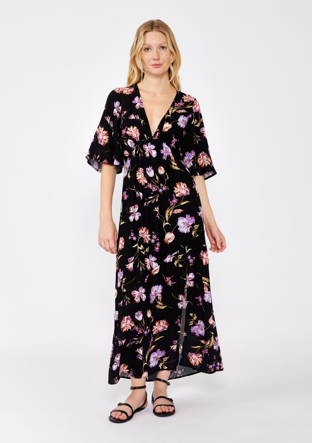 Midnight Garden Maxi Dress