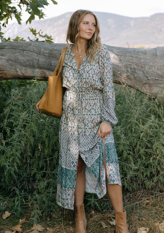 Garden Gate Midi Dress