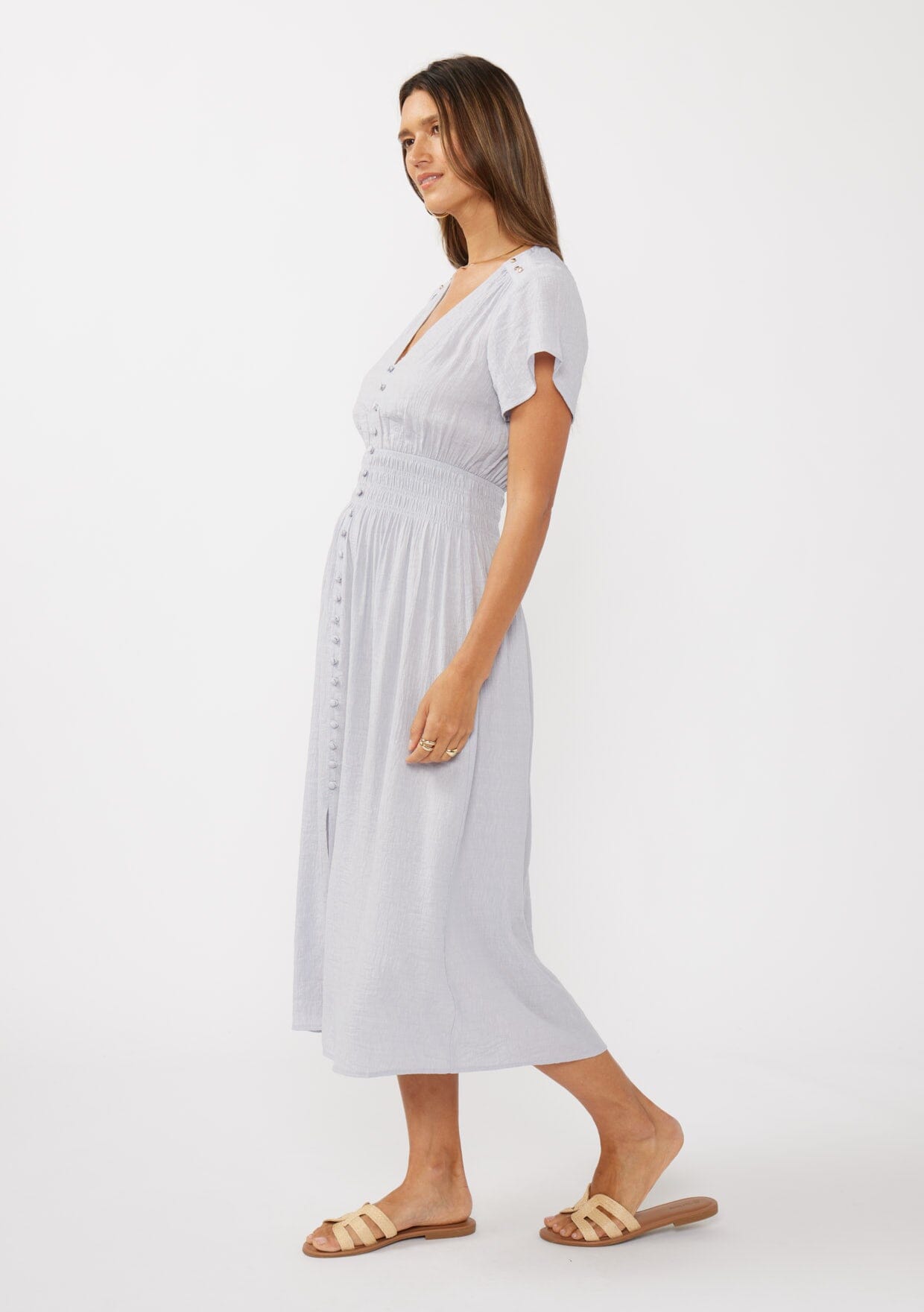 Eden Smocked Midi Dress