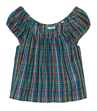 JESSA TOP -- ALDERBROOK PLAID