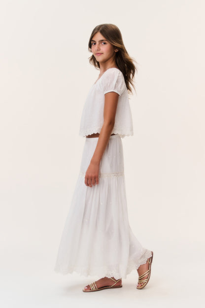 Tween Cotton Lace Leonna Top