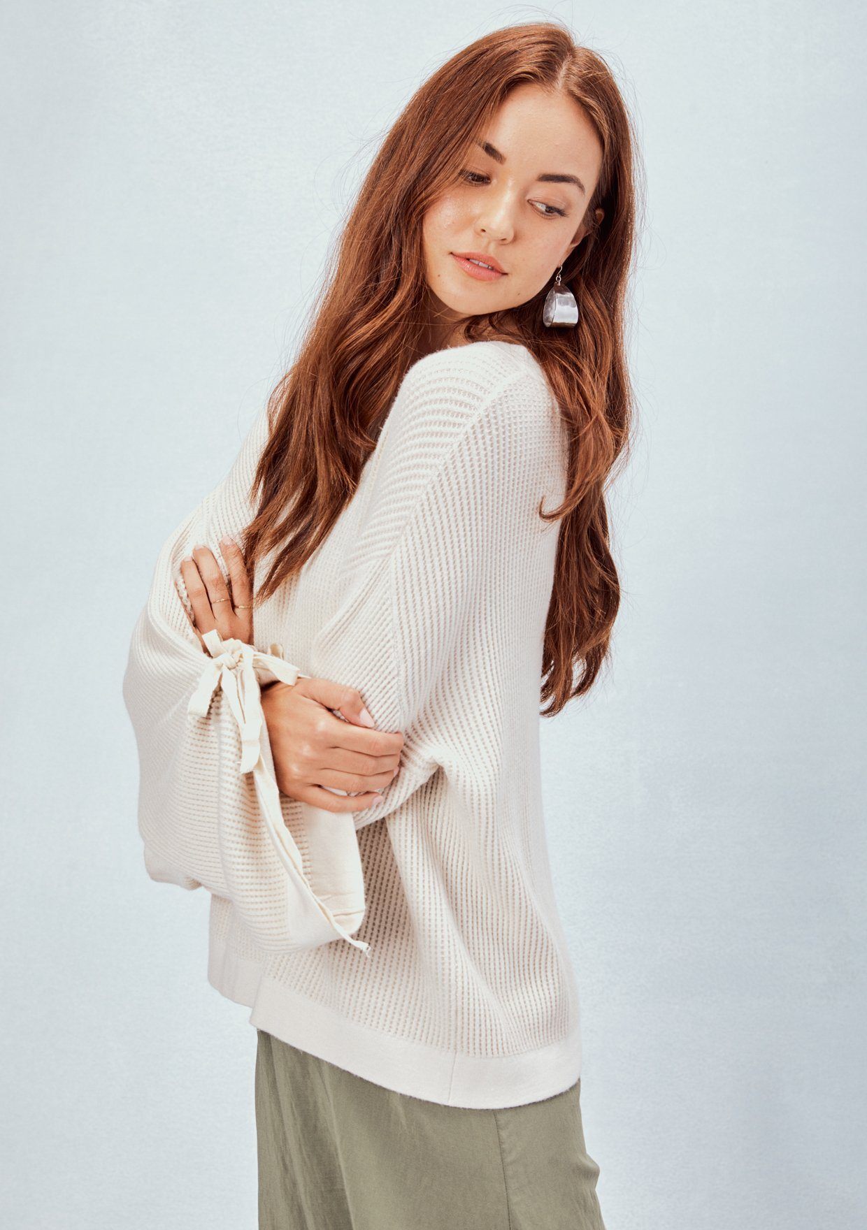 Jillian Tie Sleeve Pullover