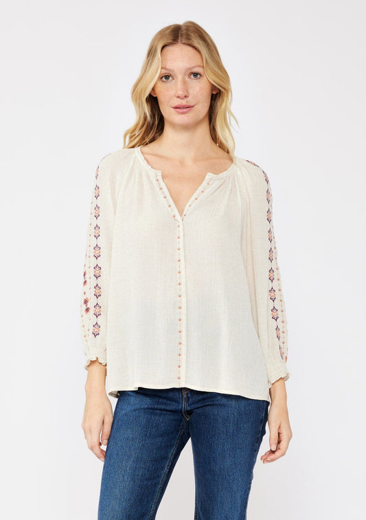 Nessie Embroidered Blouse