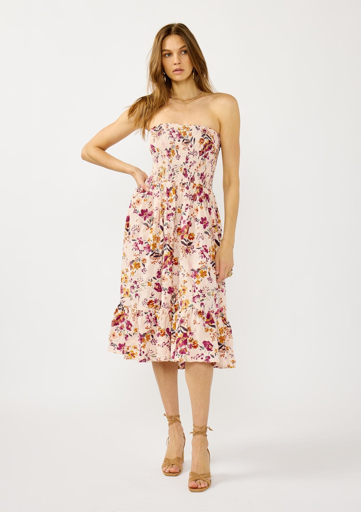 Dusty Blooms Convertible Skirt