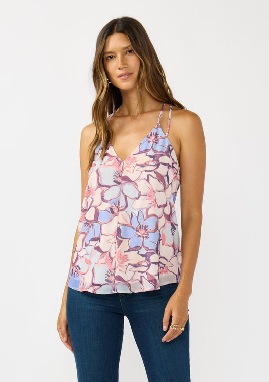 Wisteria Floral Tank Top