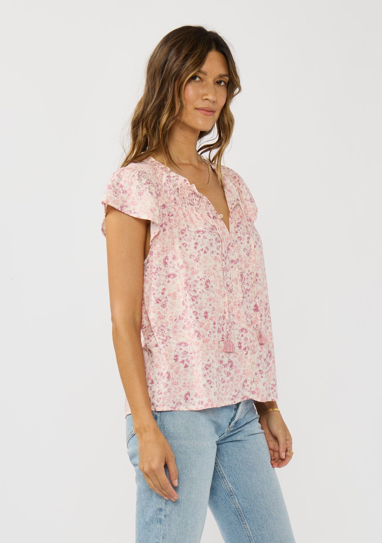 Goldie Flutter Sleeve Top