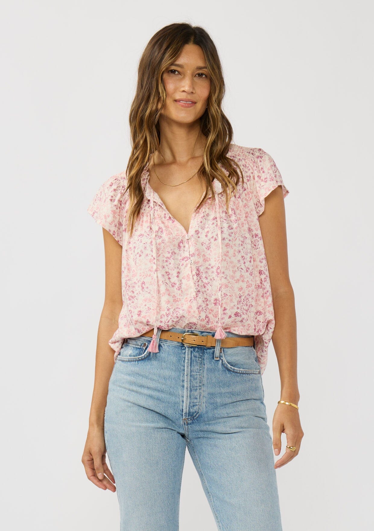 Goldie Flutter Sleeve Top