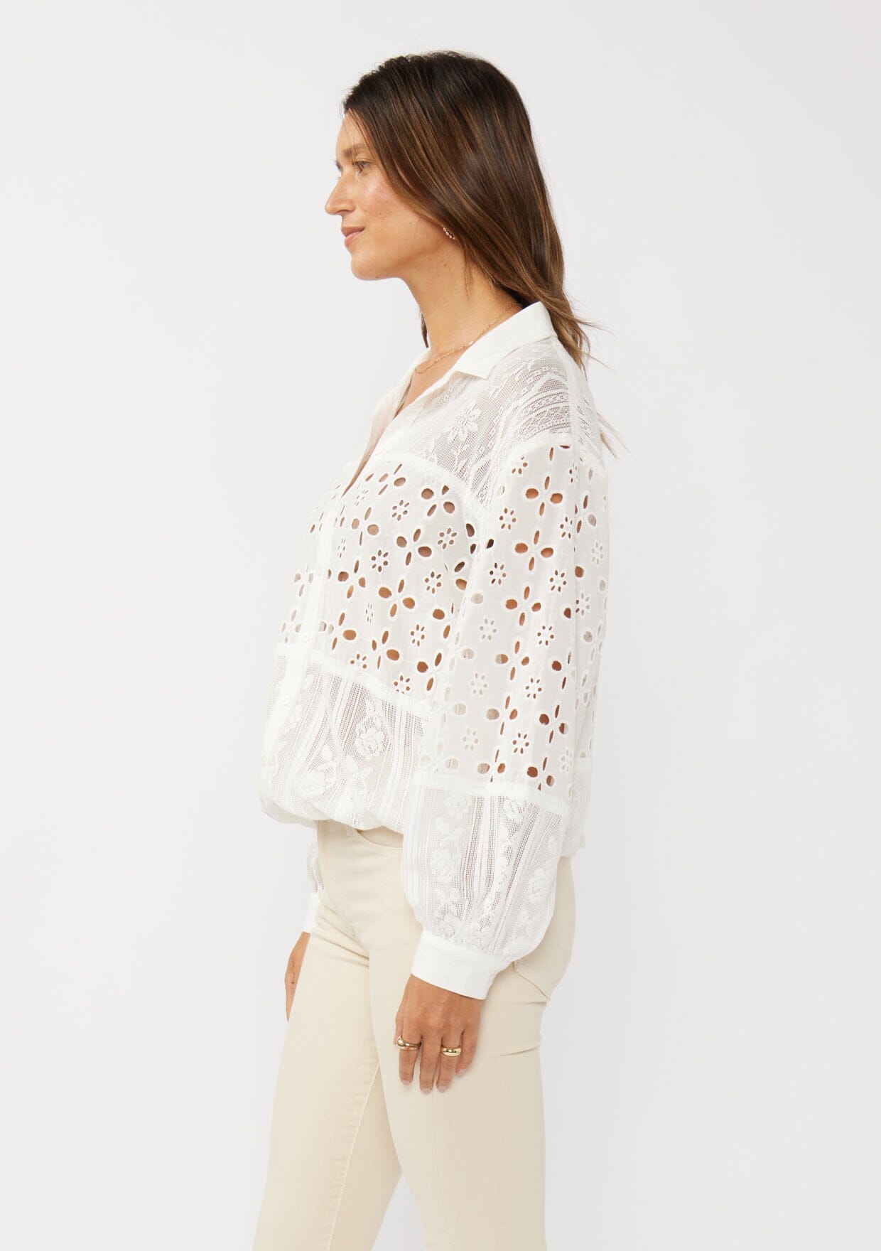 Patchwork Lace Shirt