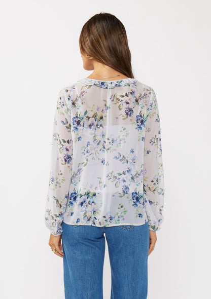Whisper Softly Floral Blouse