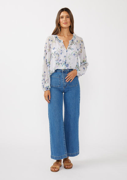 Whisper Softly Floral Blouse