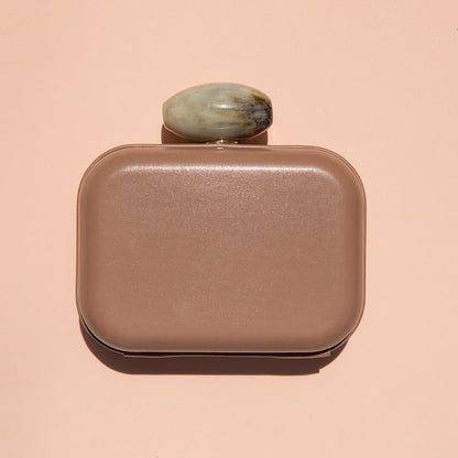 Clutch Box Hueso Caramelo SS19