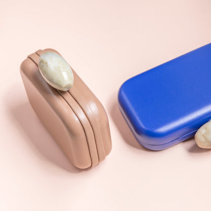 Clutch Box Hueso Caramelo SS19