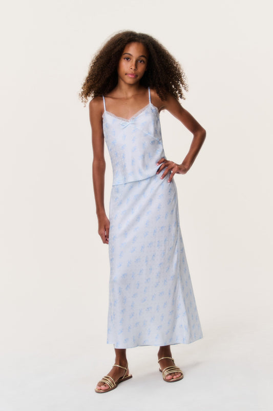 Tween Silk-Blend Kalo Skirt