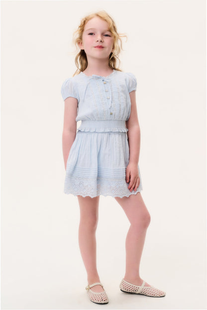 Little Girls Shoreline Cotton Top