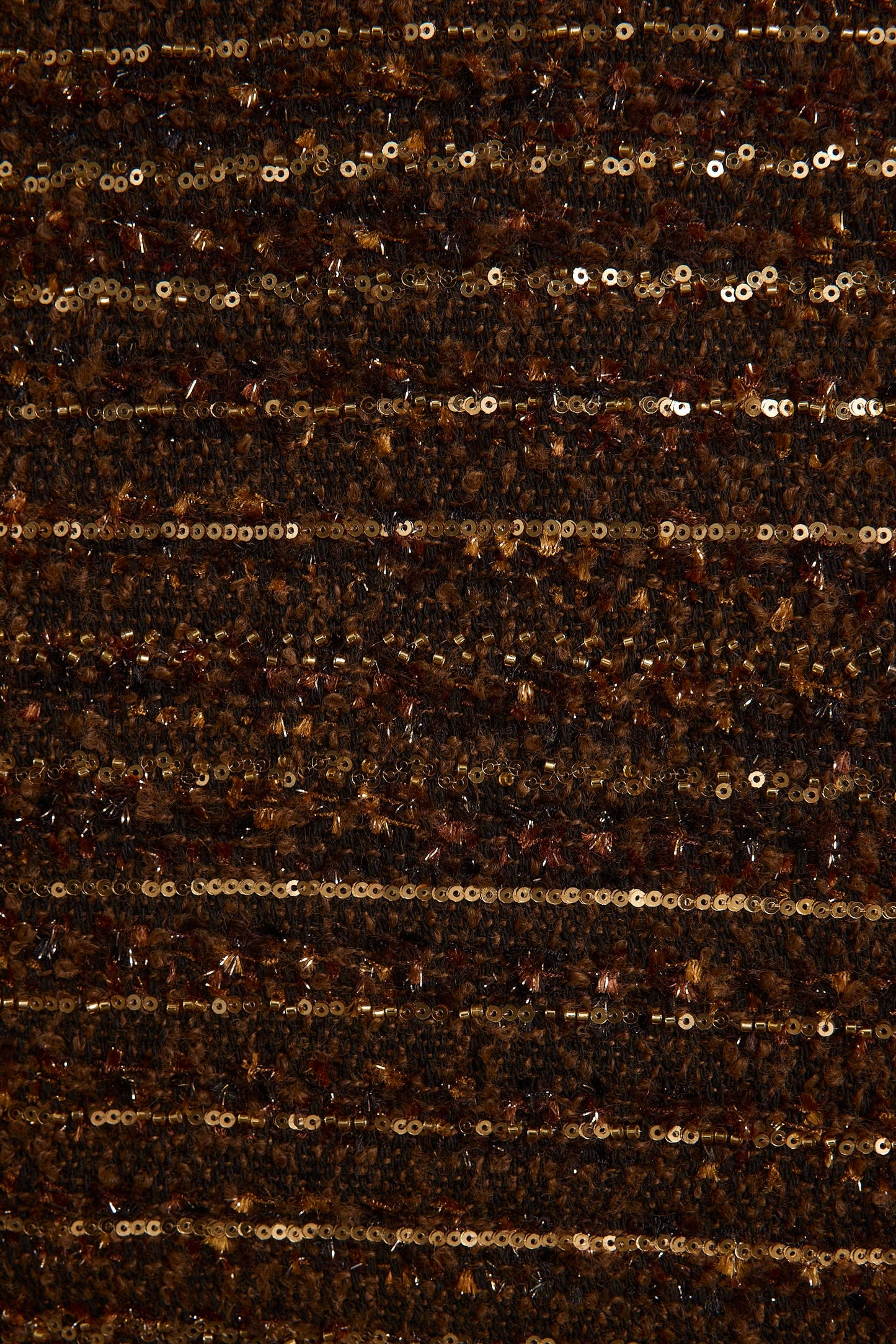 Prescott Mocha and Gold Micro Mini Skirt