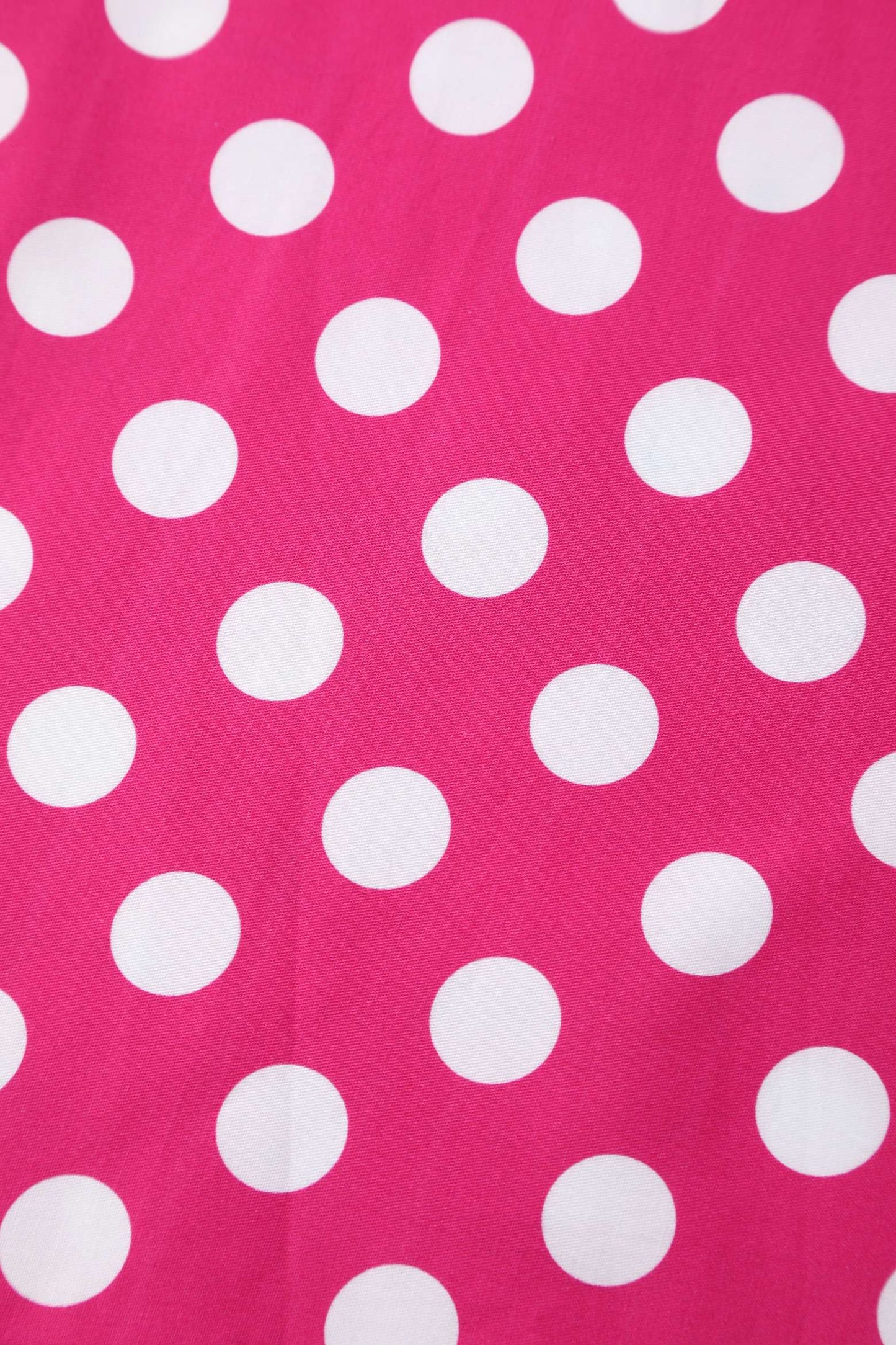 Daisy Hot Pink Polka Dot Halter Dress