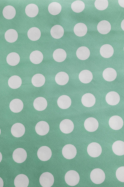 Maisie Sage Green Polka Dot Full Circle Midi Skirt
