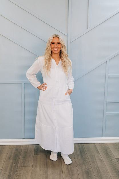 Cotton LDS Temple Zipper Dress