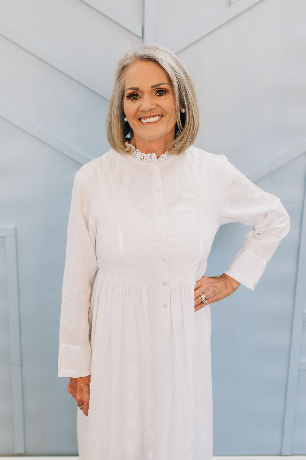 Cotton Vanilla Temple Dress
