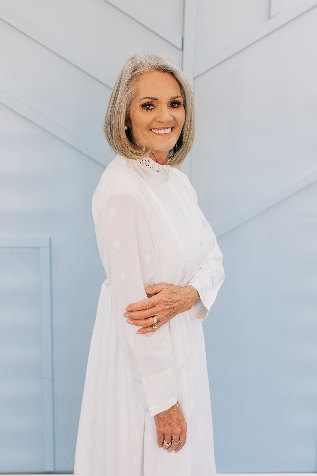 Cotton Vanilla Temple Dress