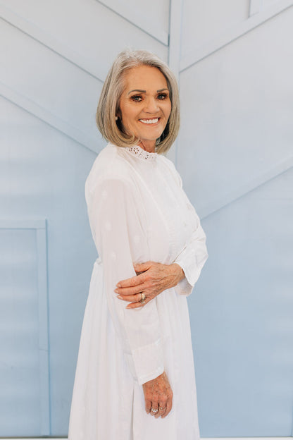 Cotton Vanilla Temple Dress