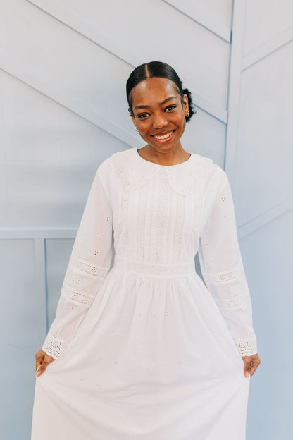 Emma Cotton LDS Temple Dress