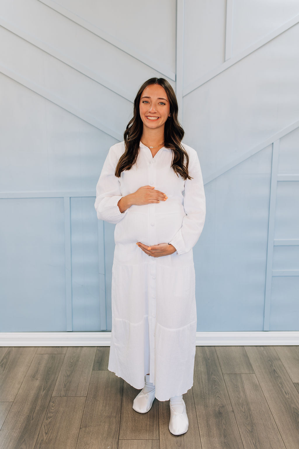 Cotton LDS Temple Zipper Dress