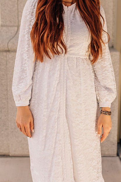 Amy LDS Temple Zipper Dress