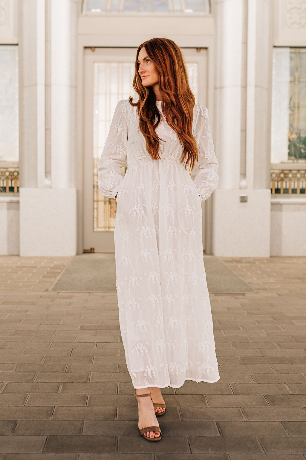 Cassie LDS Temple dress