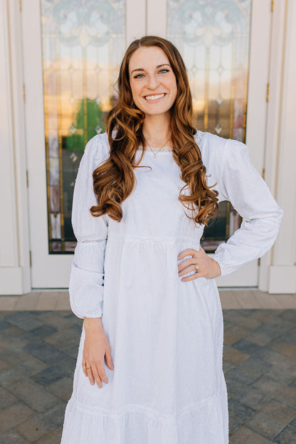 Monica LDS Temple Dress