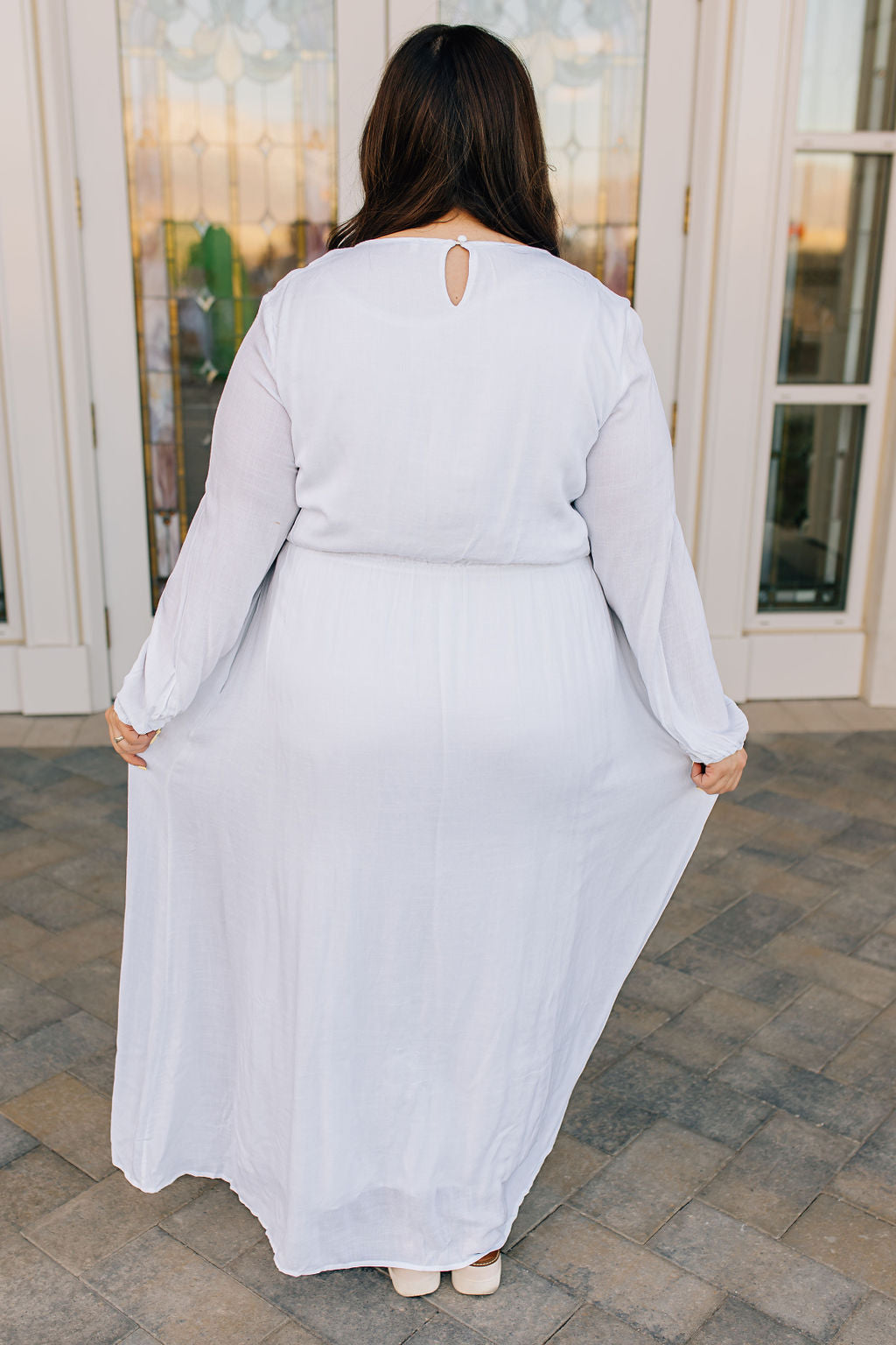 Olivia Temple Dress-Available in 3X