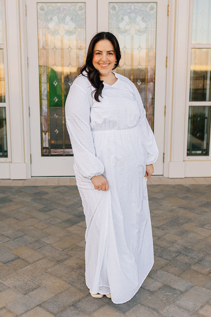 Dottie Cotton Dot Temple Dress