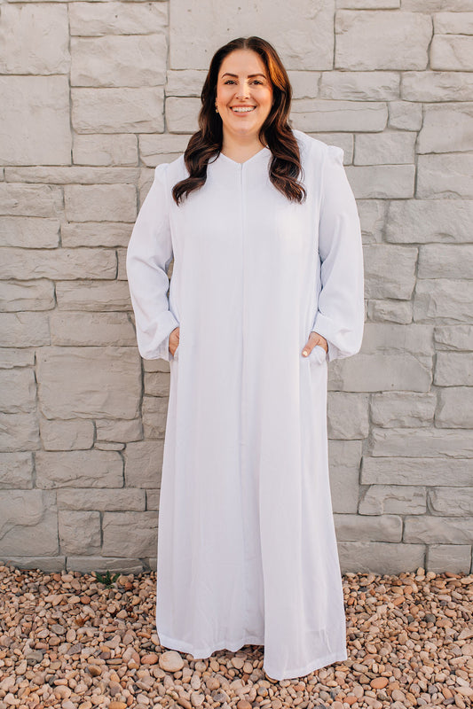 Alice LDS Temple Zipper Dress PLUS SIZE