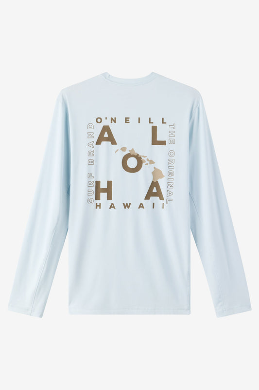 Hawaii Layout UPF Long Sleeve Shirt