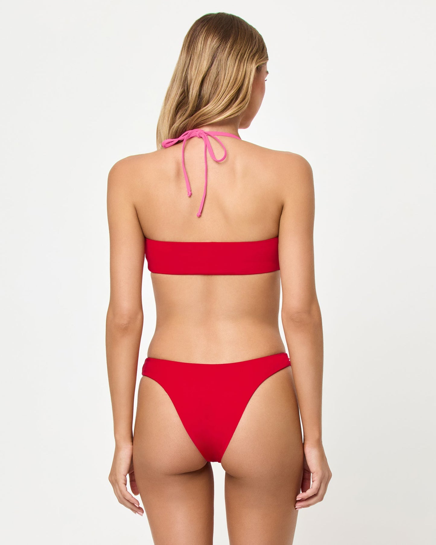 Vega Bikini Bottom - Lipstick Red Sweetheart