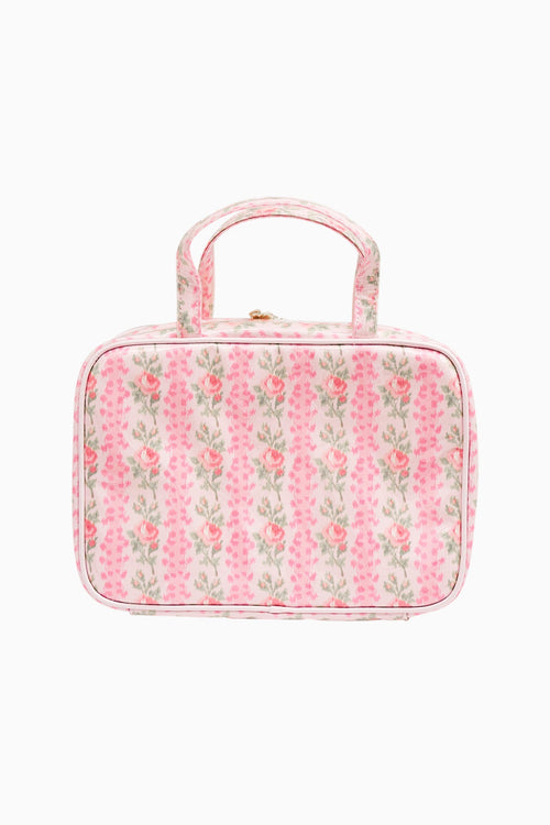Heirloom Print Travel Box - PINK MACAROON