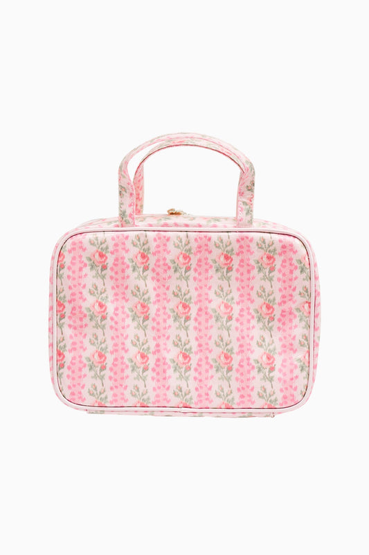 Heirloom Print Travel Box - PINK MACAROON