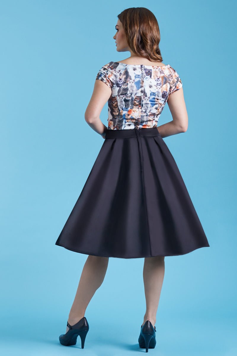 Lilian Off Shoulder Furry Cat Top
