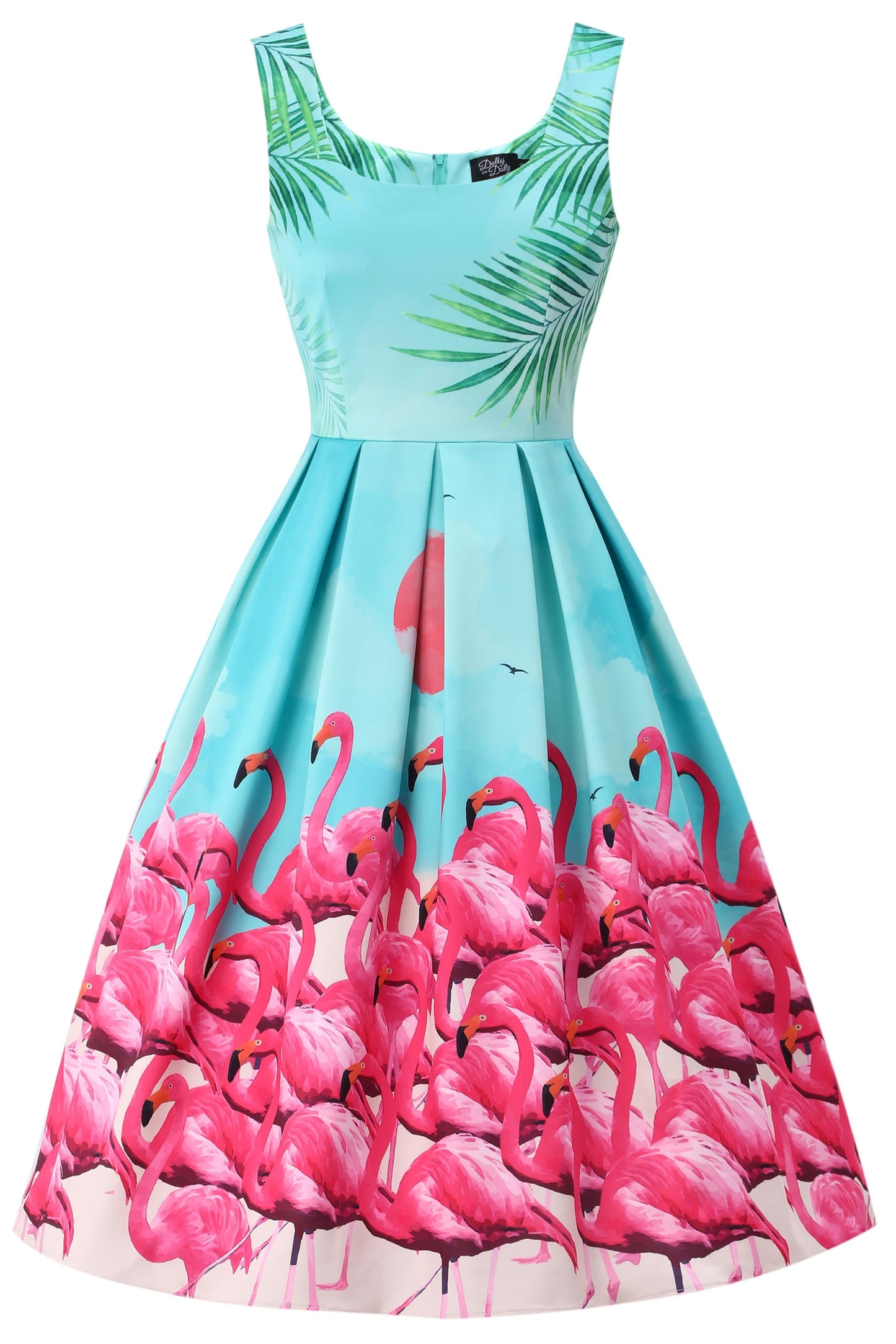 Amanda "Flamingle" Swing Dress
